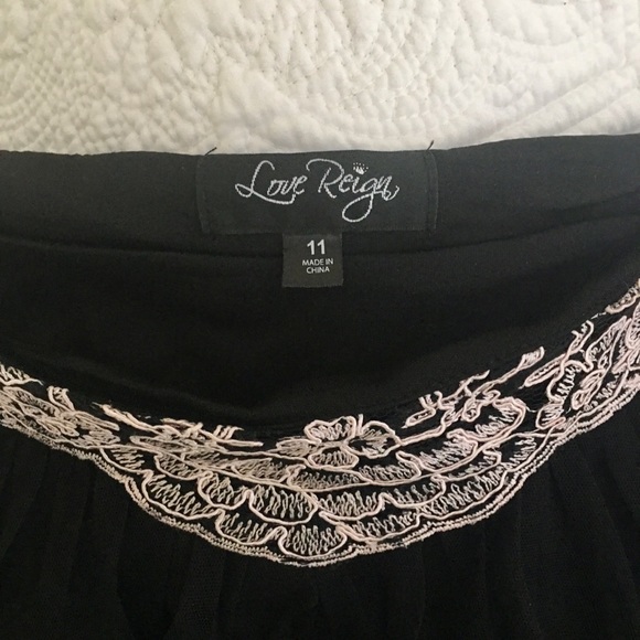 Love Reign Black Tulle Skirt - Picture 2 of 6